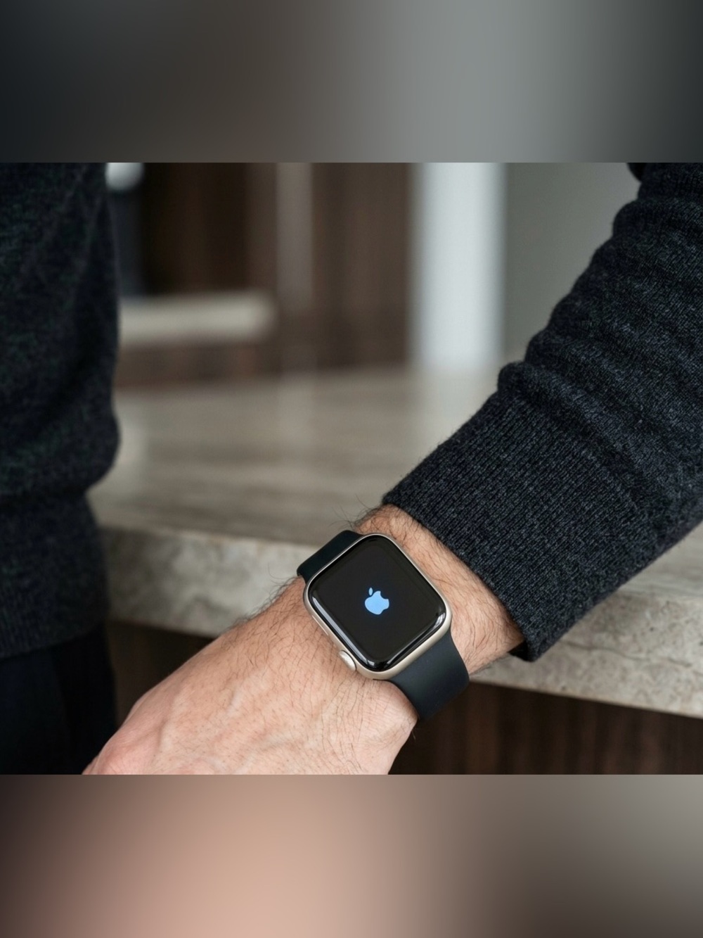 Black Series 7 Smartwatch with Black Band - Electronics Wearable